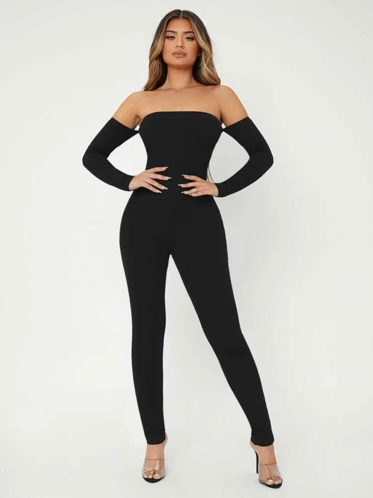 Off Shoulder Jumpsuit