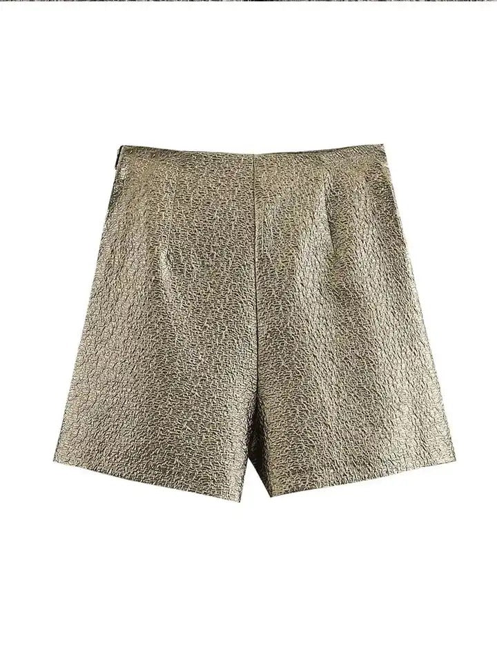Katrina Metallic Skort