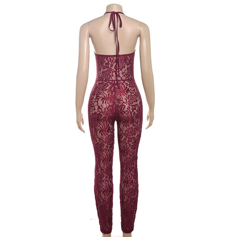Laced Up Jumpsuit