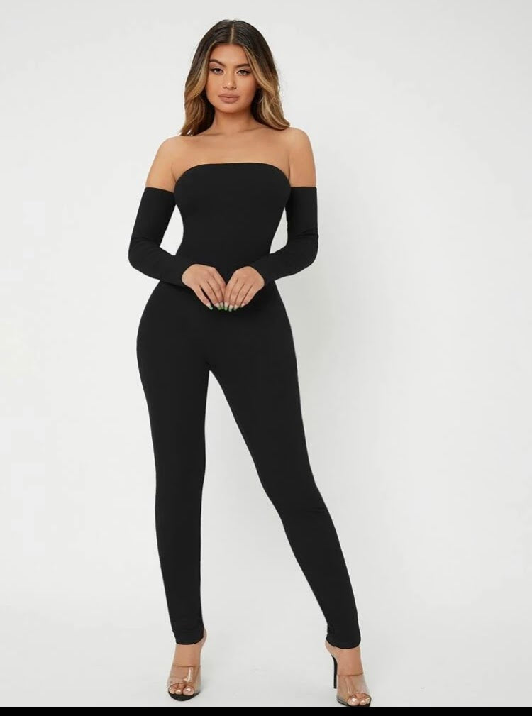 Off Shoulder Jumpsuit