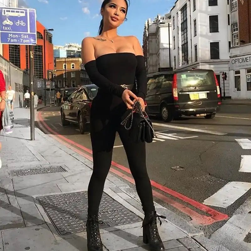 Off Shoulder Jumpsuit